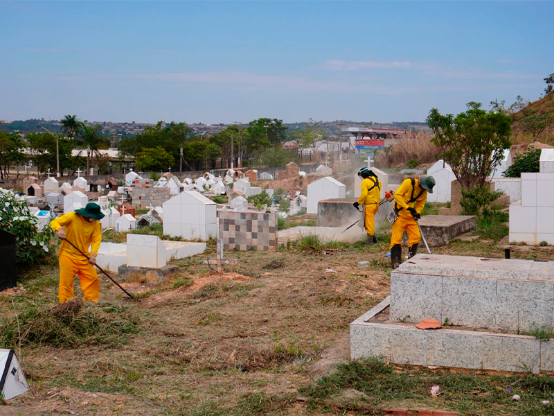 Revitalização do Cemitério Municipal garante espaço acolhedor e bem cuidado para o Dia de Finados