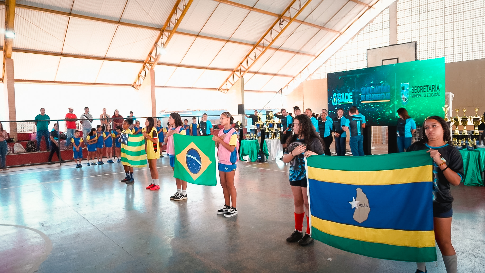 4º Jogos Escolares de Santo Antônio do Descoberto entram na reta final com abertura oficial e última etapa da competição