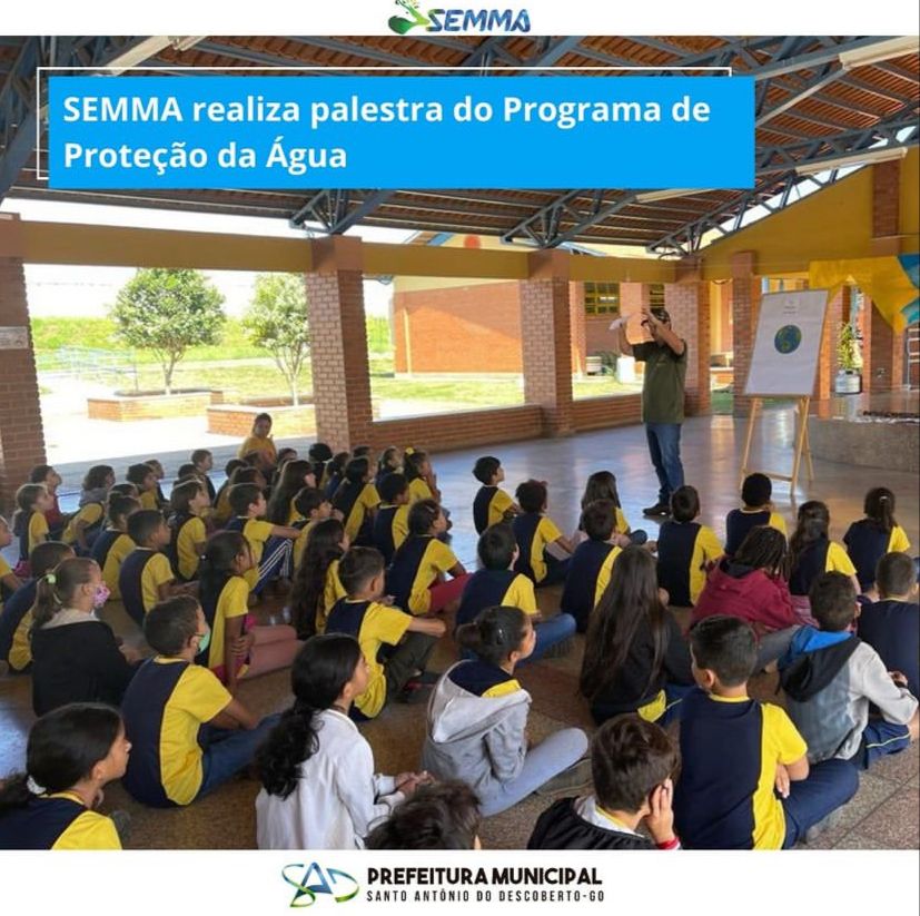 SEMMA realiza palestra do Programa de Proteção da Água