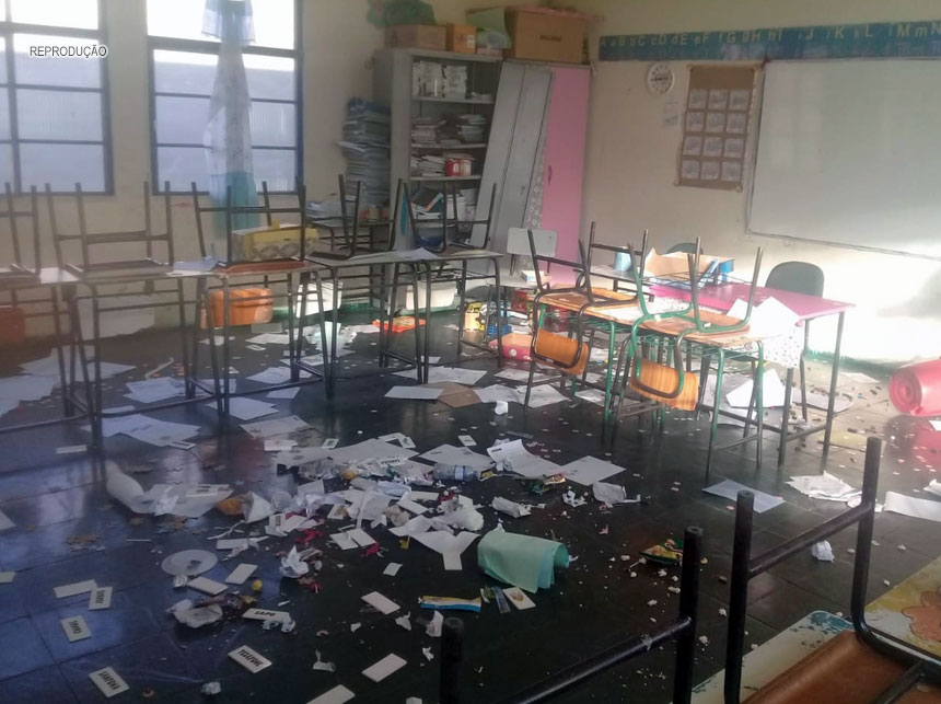 Invasão e vandalismo na Escola Municipal Fernando Sabino deve ser investigada pela Polícia